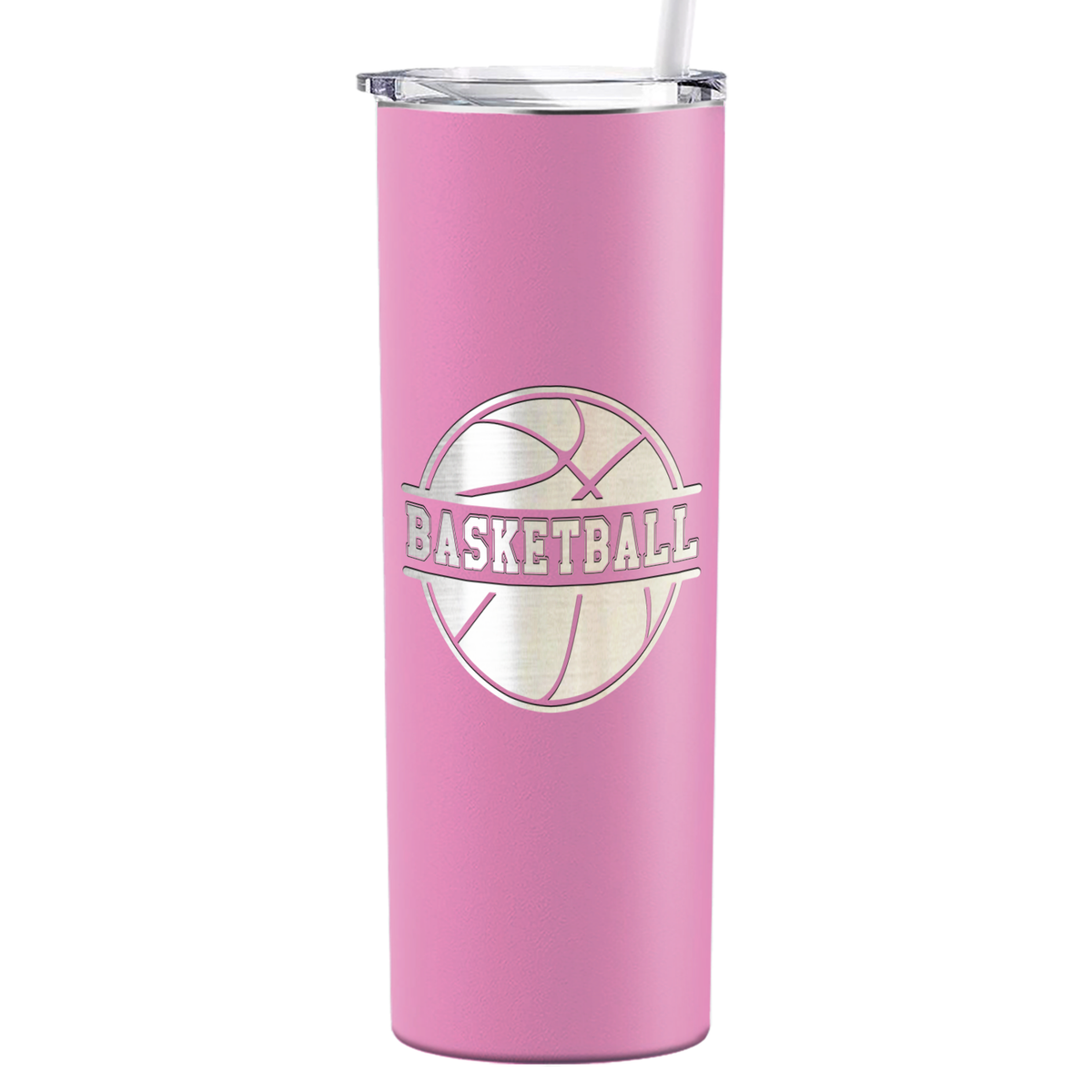 Basketball Ball on 20oz Skinny Tumbler