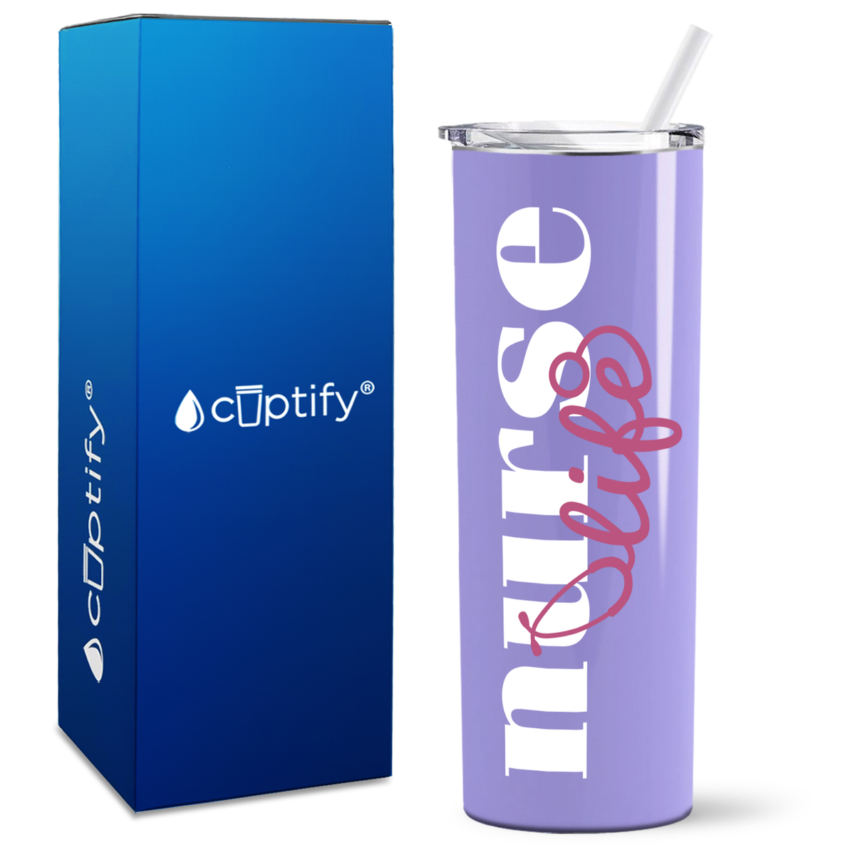 Nurse Life on Skinny Tumbler
