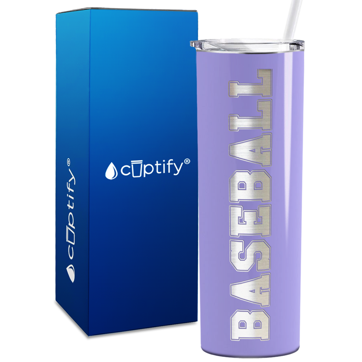 Baseball 20oz Skinny Tumbler