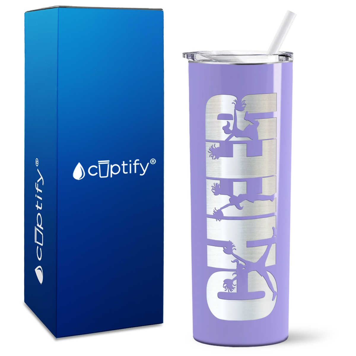 Cheer Leaders on 20oz Skinny Tumbler