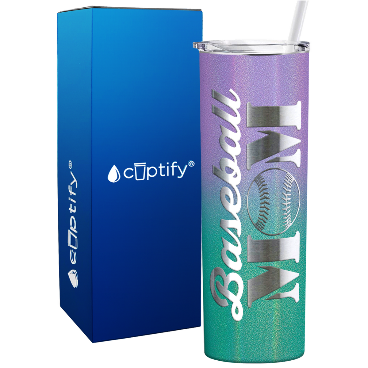 Baseball Mom 20oz Skinny Tumbler
