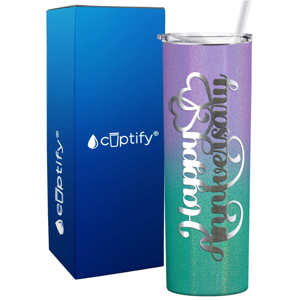 anniversary skinny tumbler