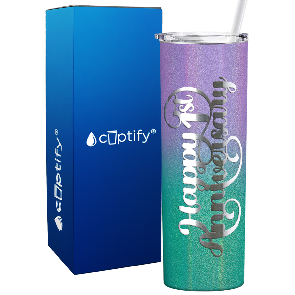 anniversary skinny tumbler