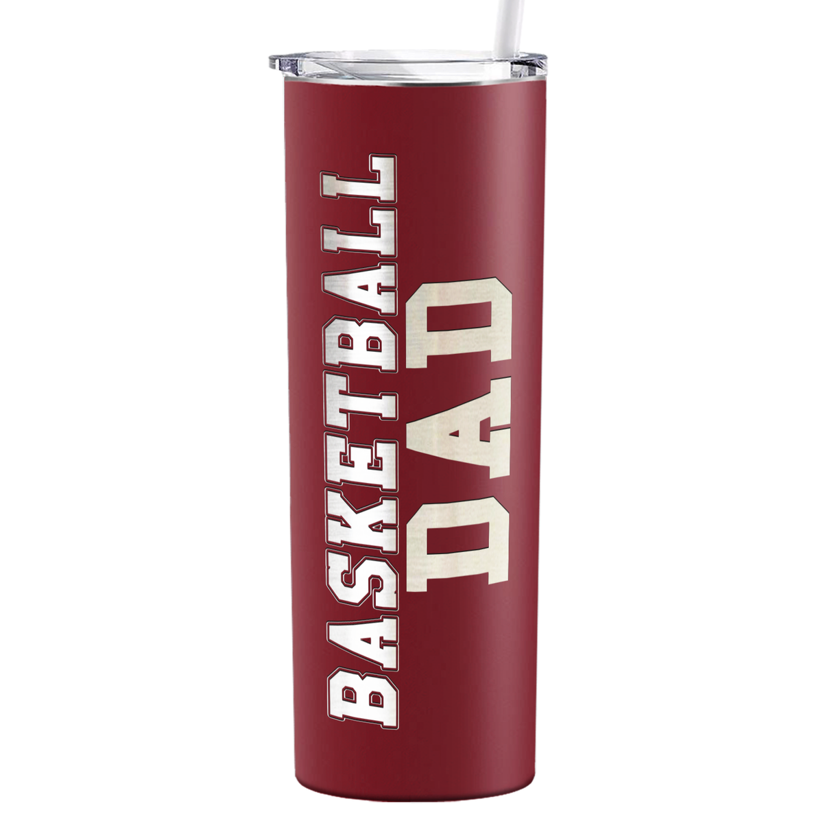 Basketball Dad on 20oz Skinny Tumbler