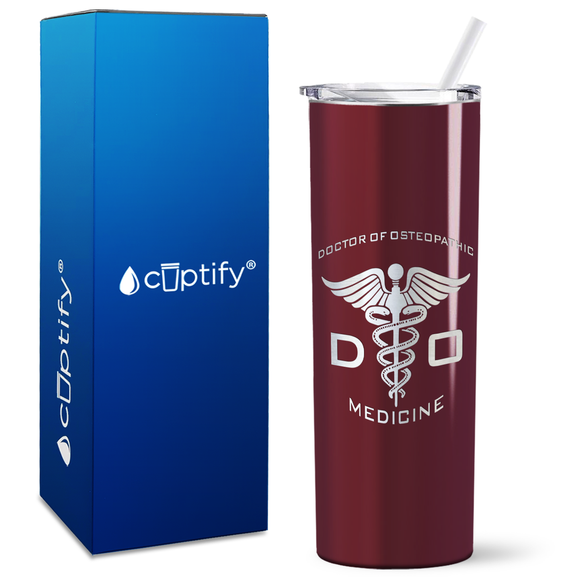 DO Doctor of Osteopathic on 20oz Skinny Tumbler