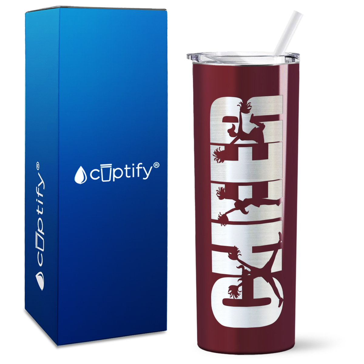 Cheer Leaders on 20oz Skinny Tumbler