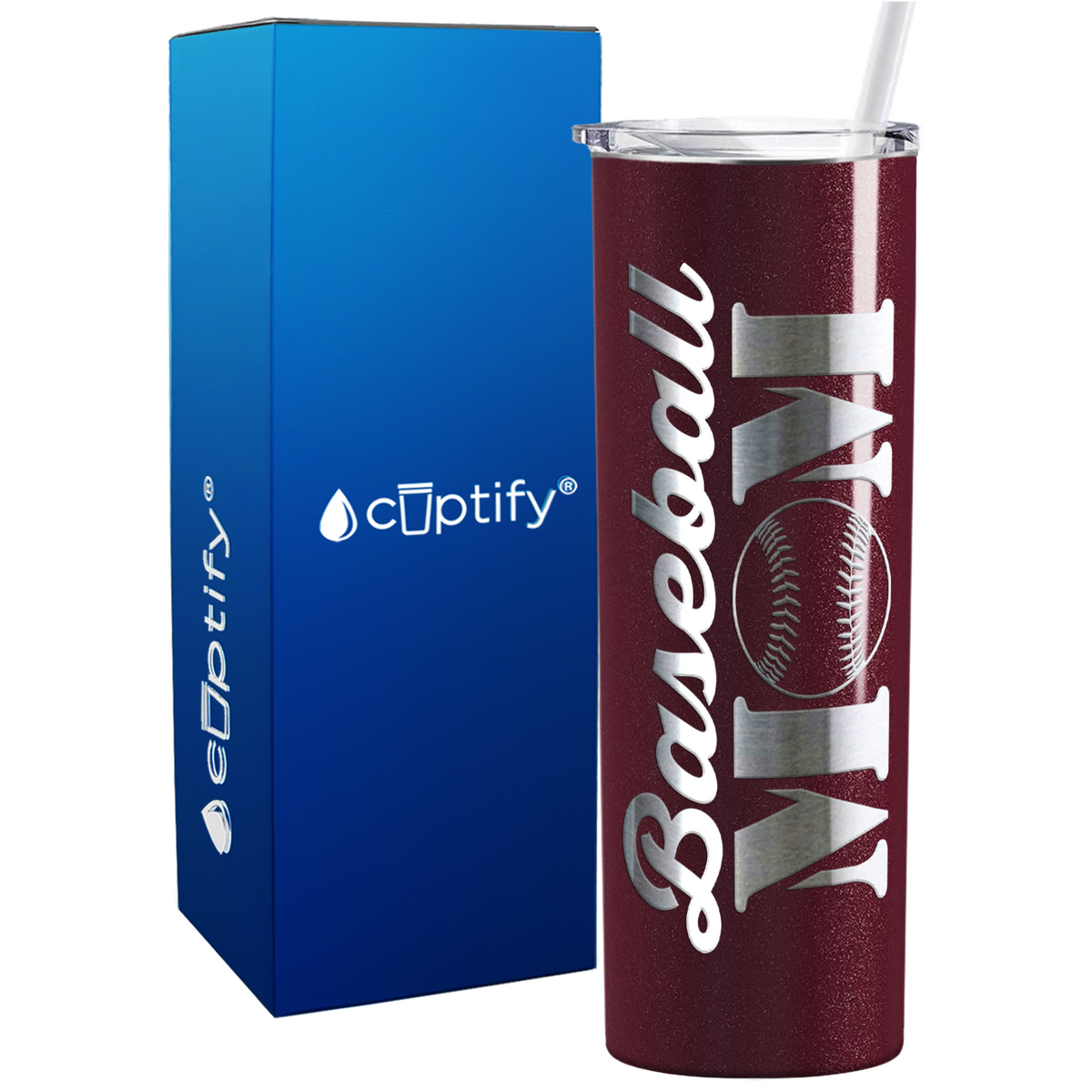 Baseball Mom 20oz Skinny Tumbler