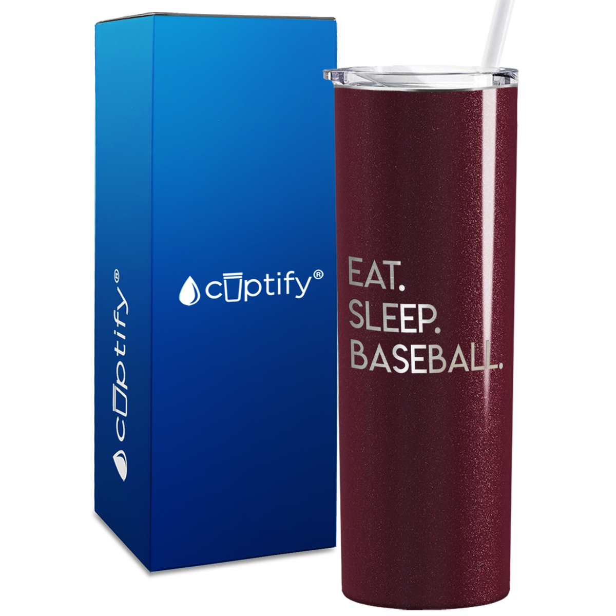 Eat Sleep 20oz Skinny - Baseball