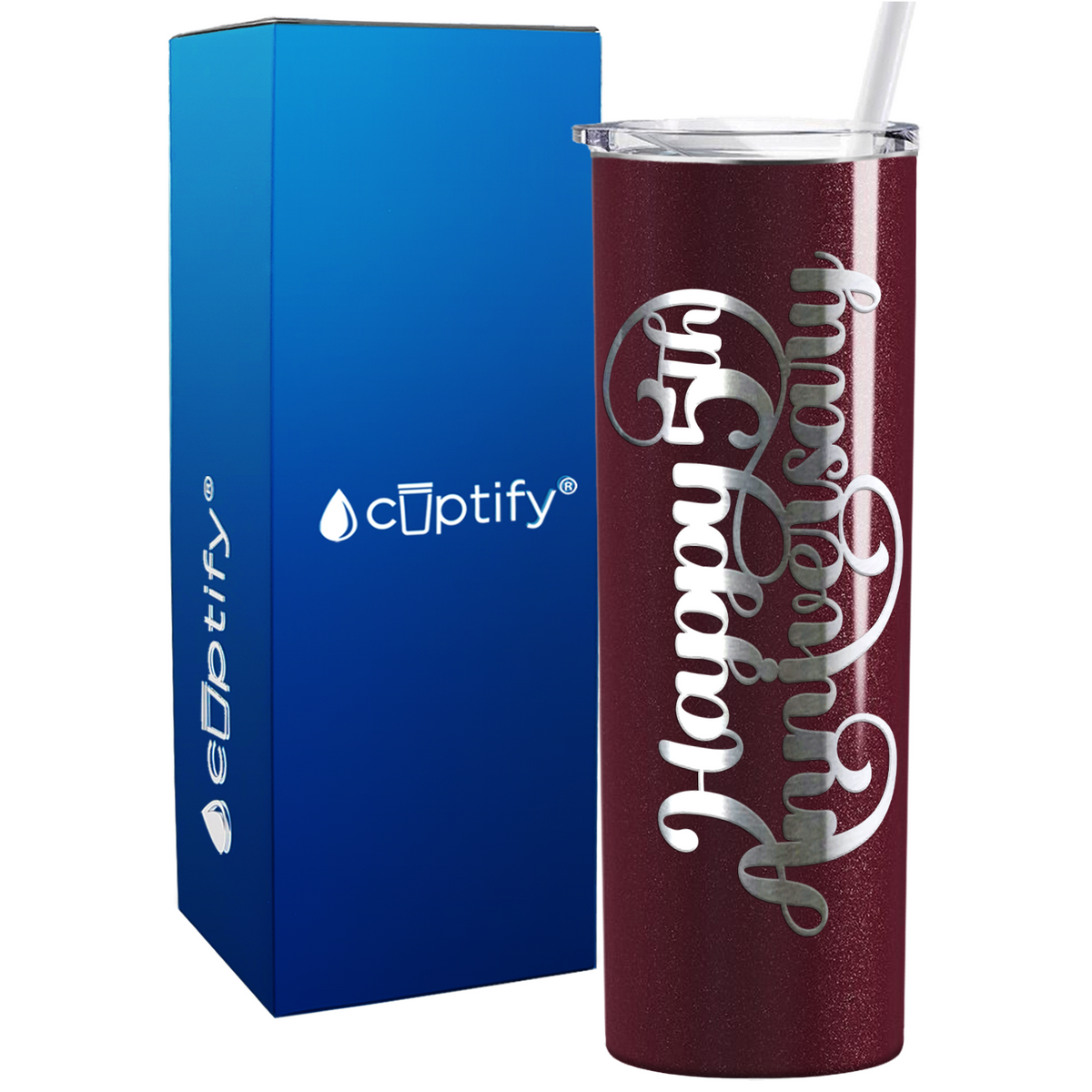 anniversary skinny tumbler