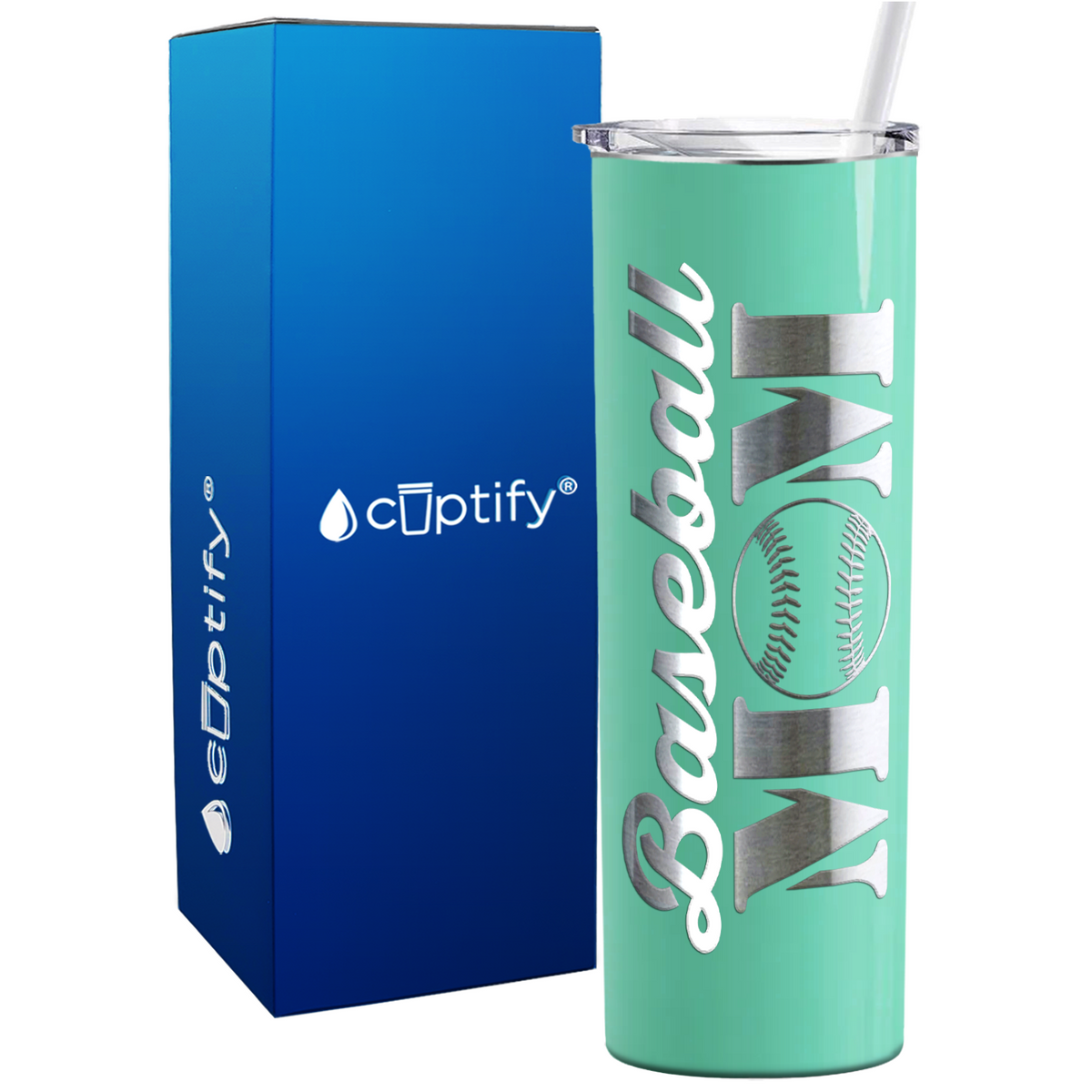 Baseball Mom 20oz Skinny Tumbler