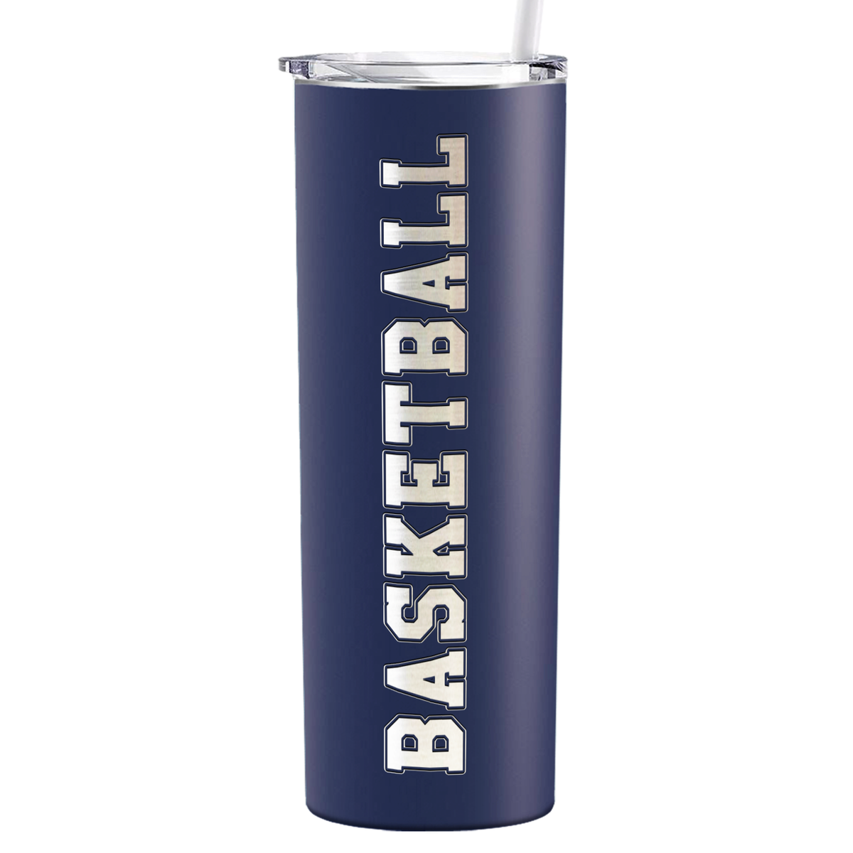 Basketball on 20oz Skinny Tumbler
