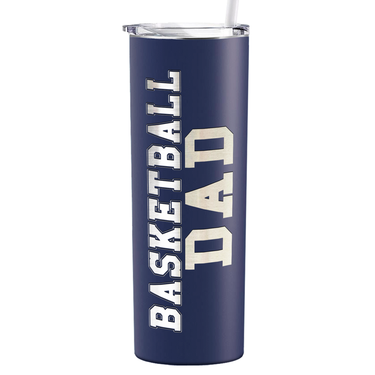 Basketball Dad on 20oz Skinny Tumbler