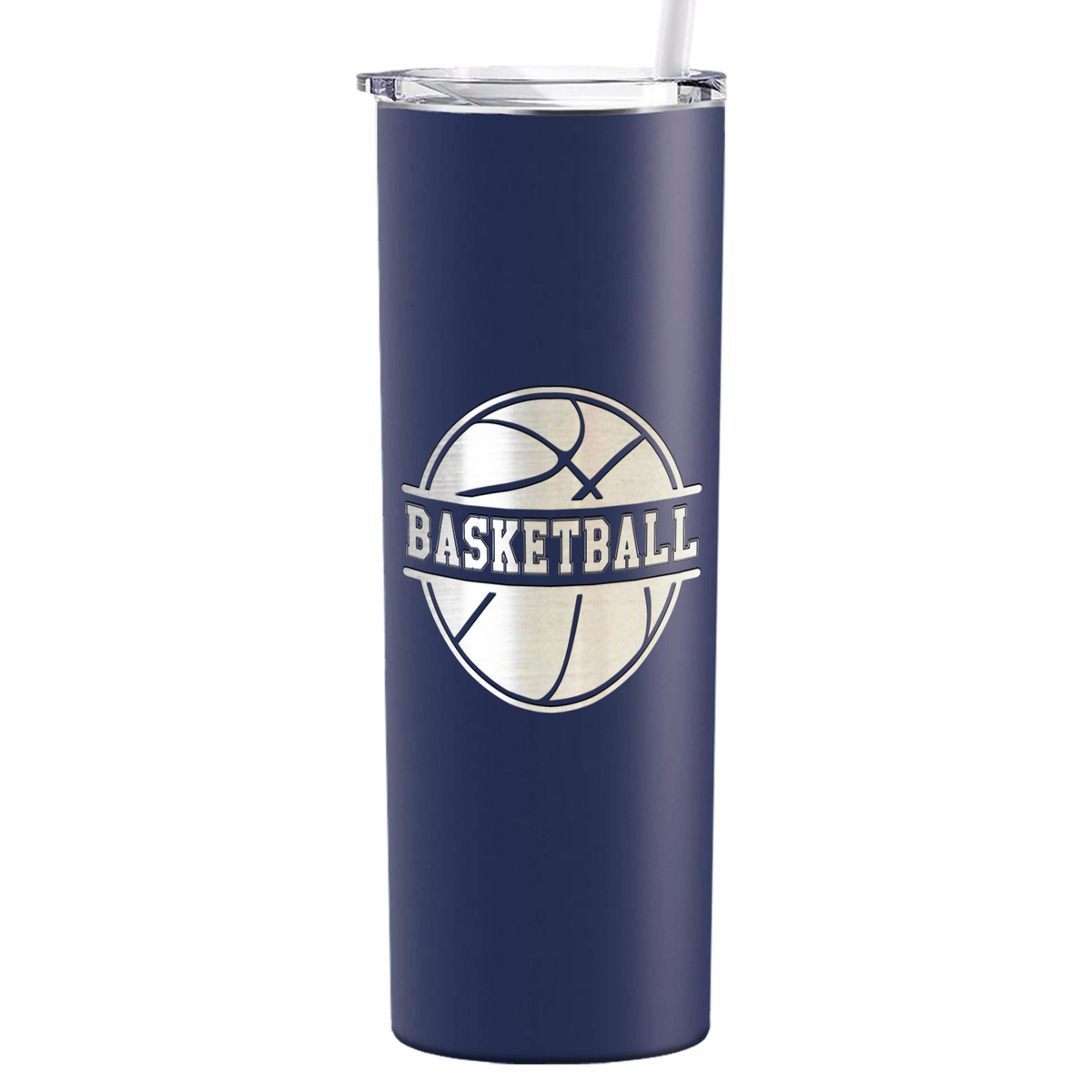 Basketball Ball on 20oz Skinny Tumbler