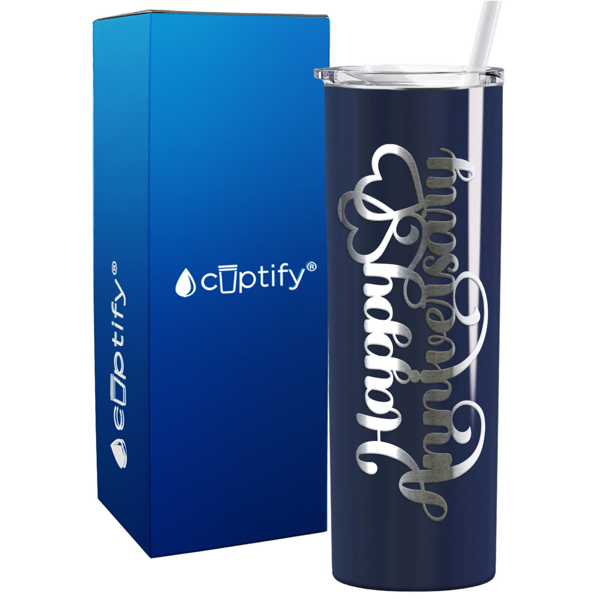 anniversary skinny tumbler