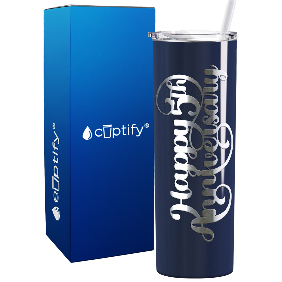 anniversary skinny tumbler