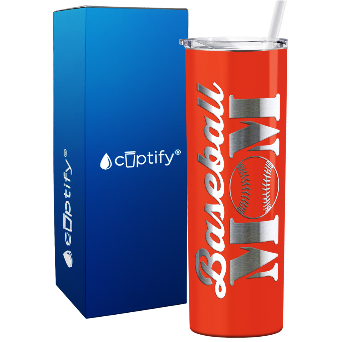Baseball Mom 20oz Skinny Tumbler