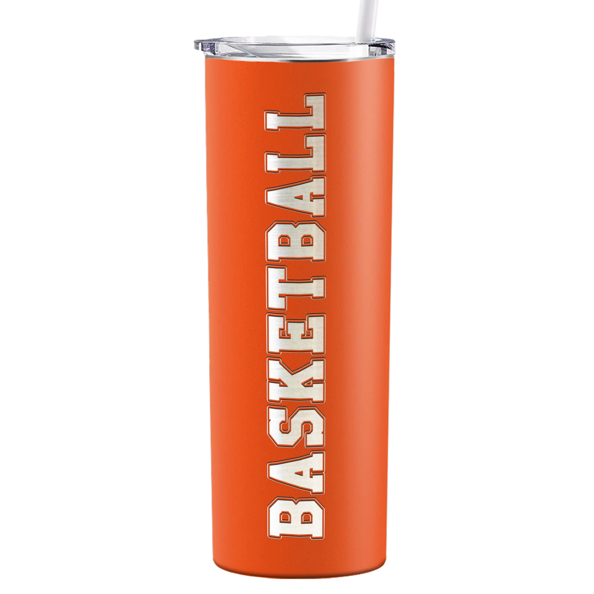 Basketball on 20oz Skinny Tumbler