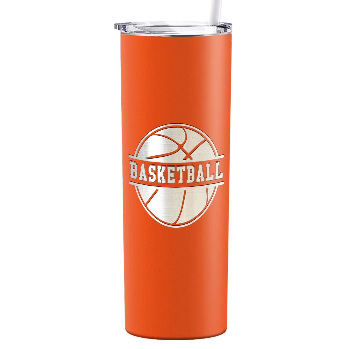 Basketball Ball on 20oz Skinny Tumbler