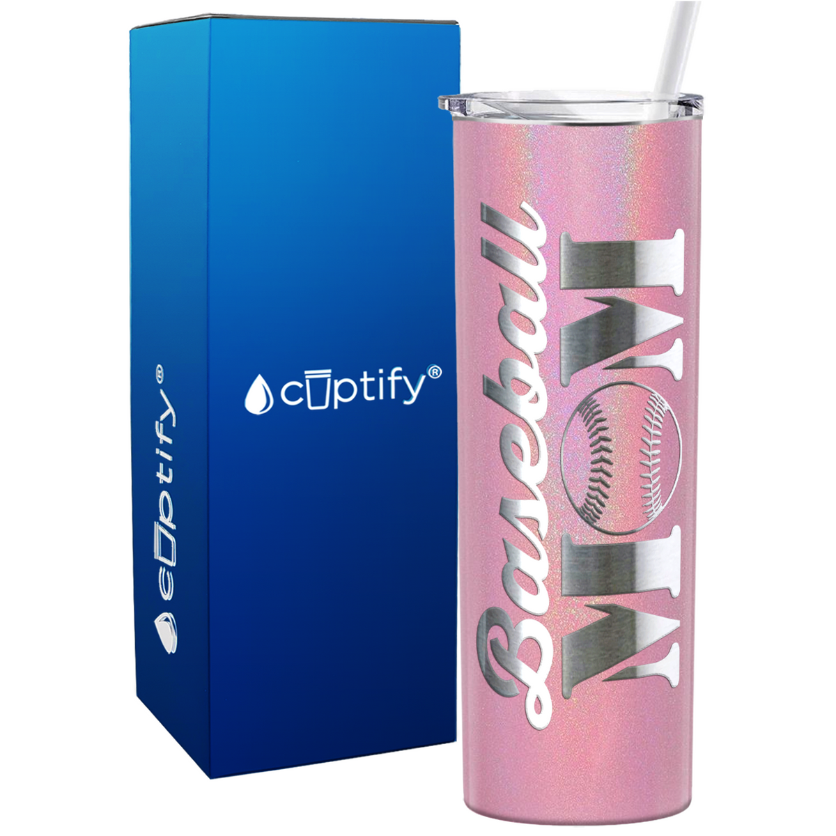 Baseball Mom 20oz Skinny Tumbler