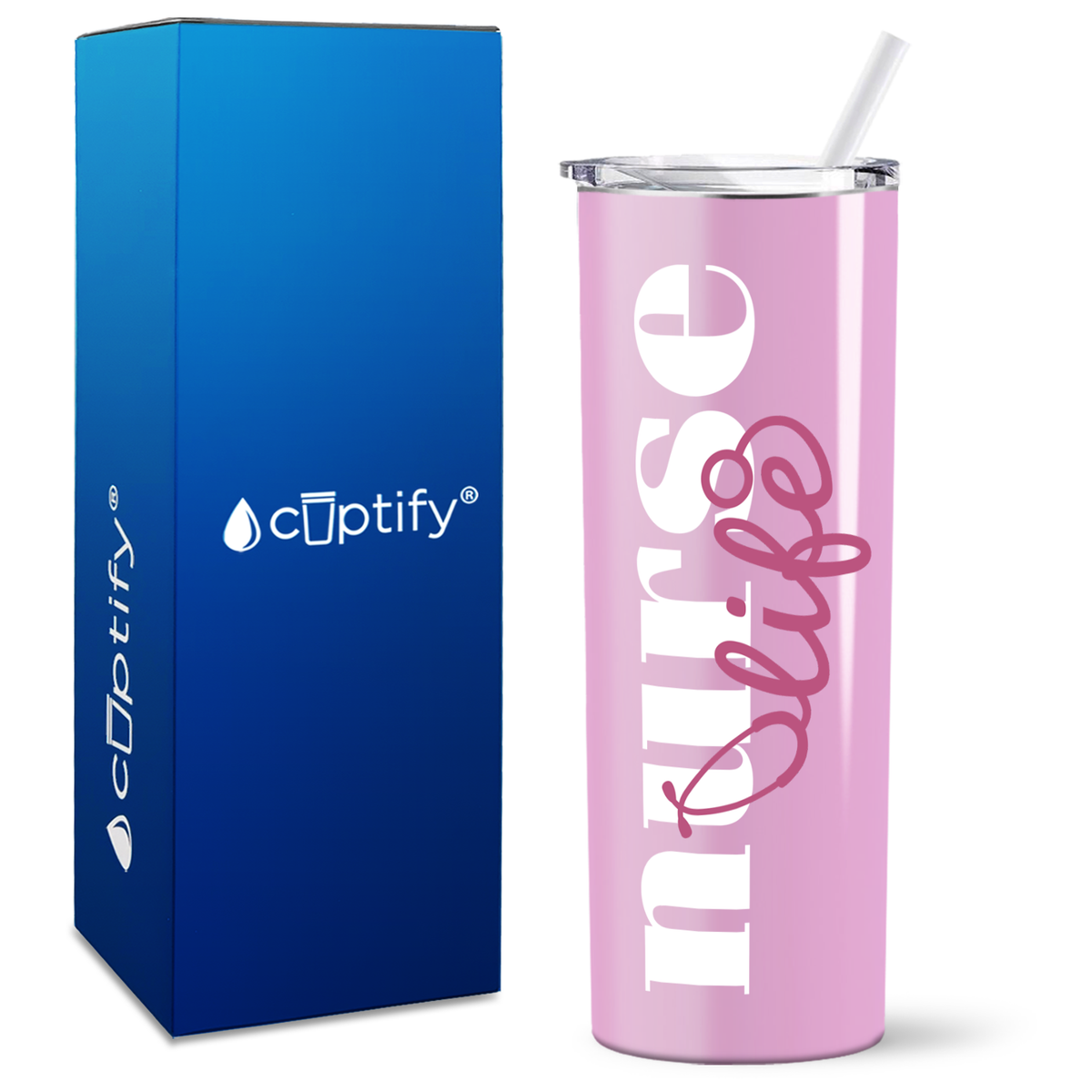 Nurse Life on Skinny Tumbler