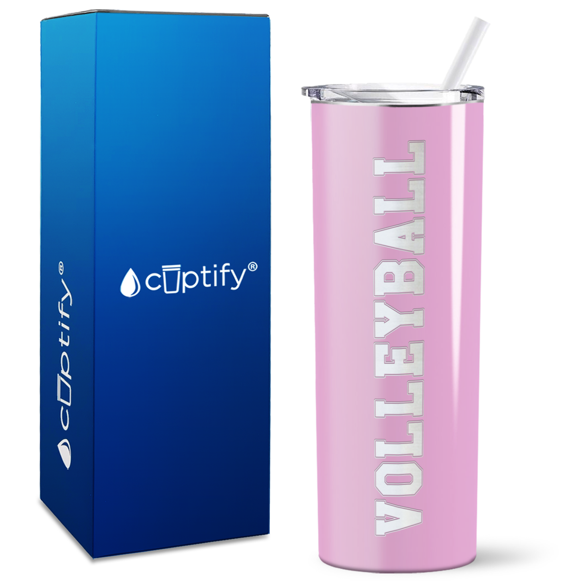 Volleyball on 20oz Skinny Tumbler