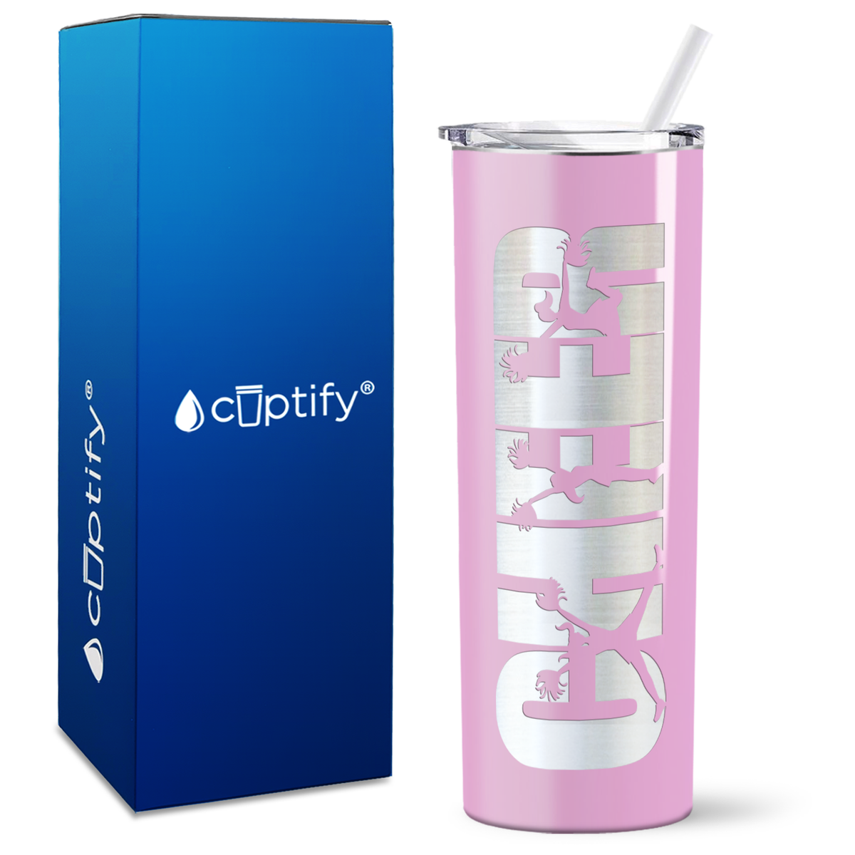 Cheer Leaders on 20oz Skinny Tumbler