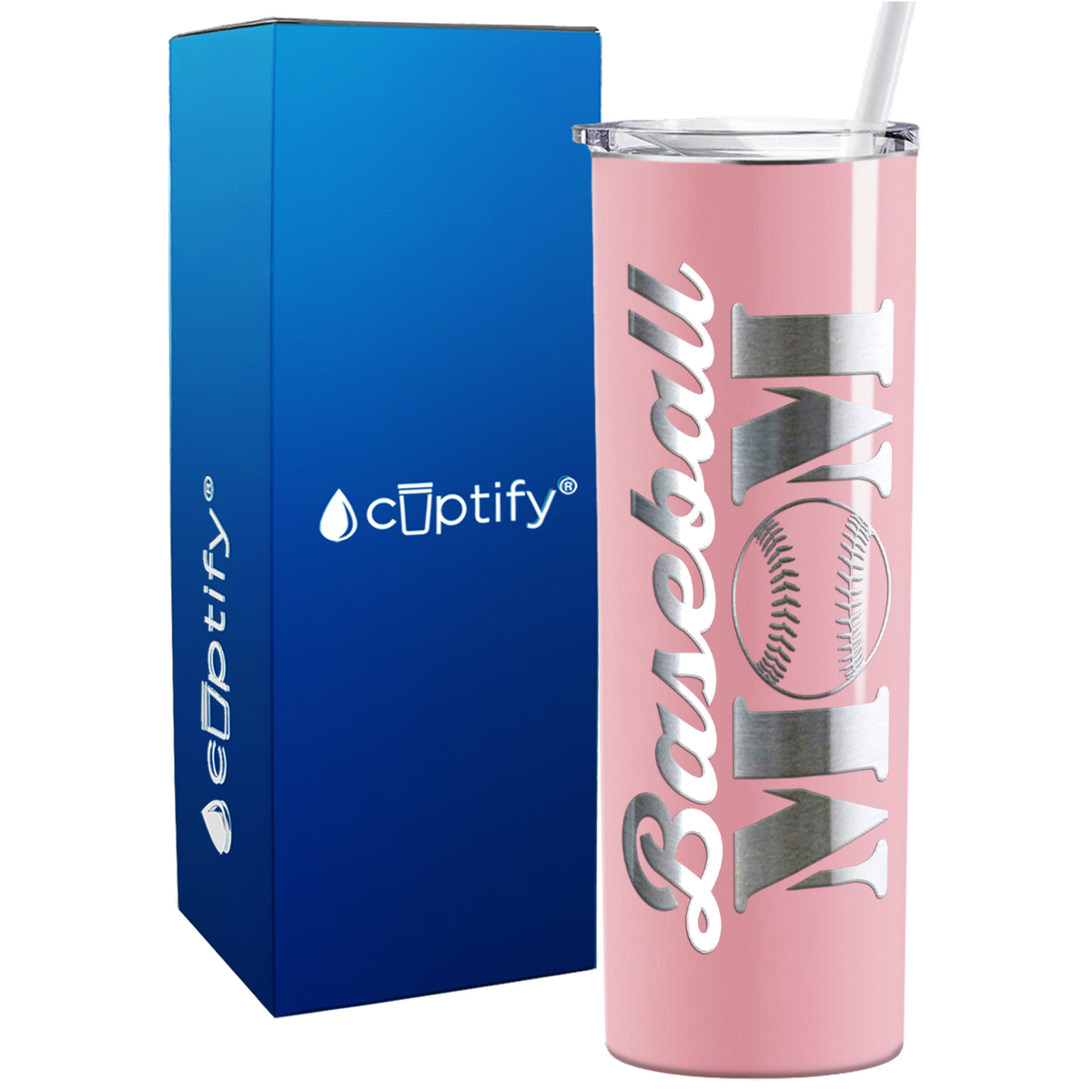 Baseball Mom 20oz Skinny Tumbler