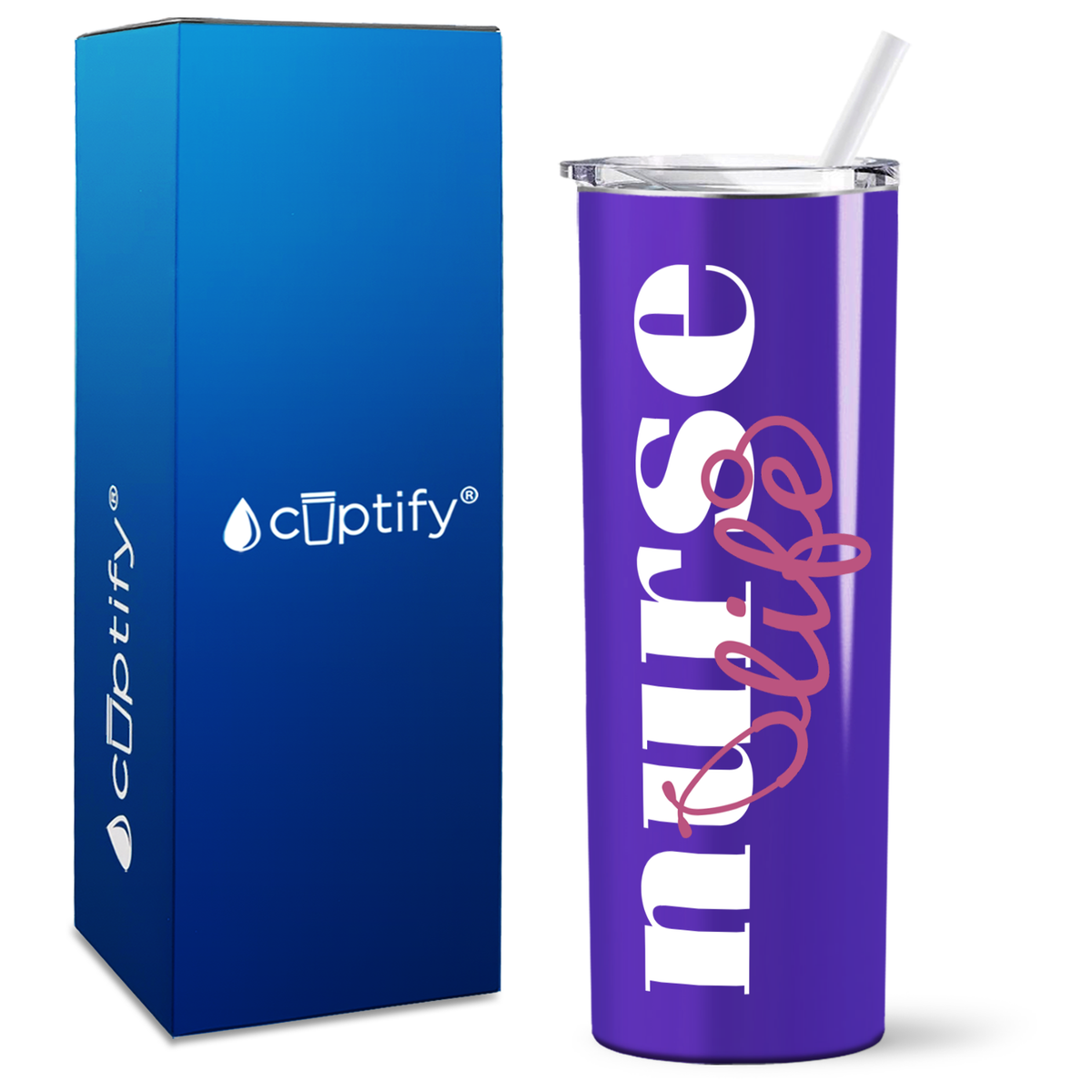 Nurse Life on Skinny Tumbler