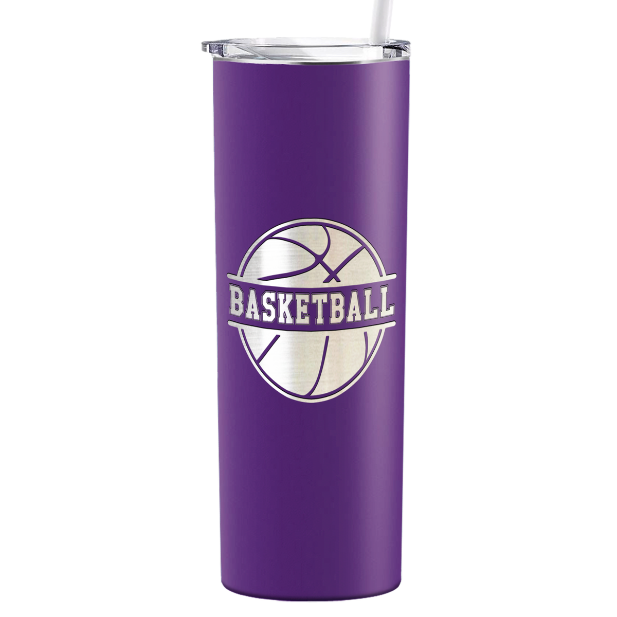 Basketball Ball on 20oz Skinny Tumbler