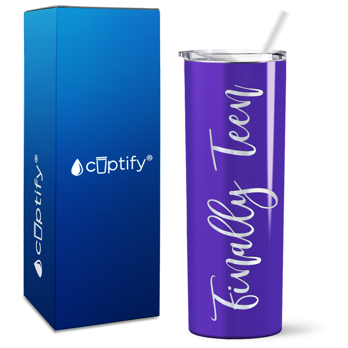 Finally Teen on 20oz Skinny Tumbler