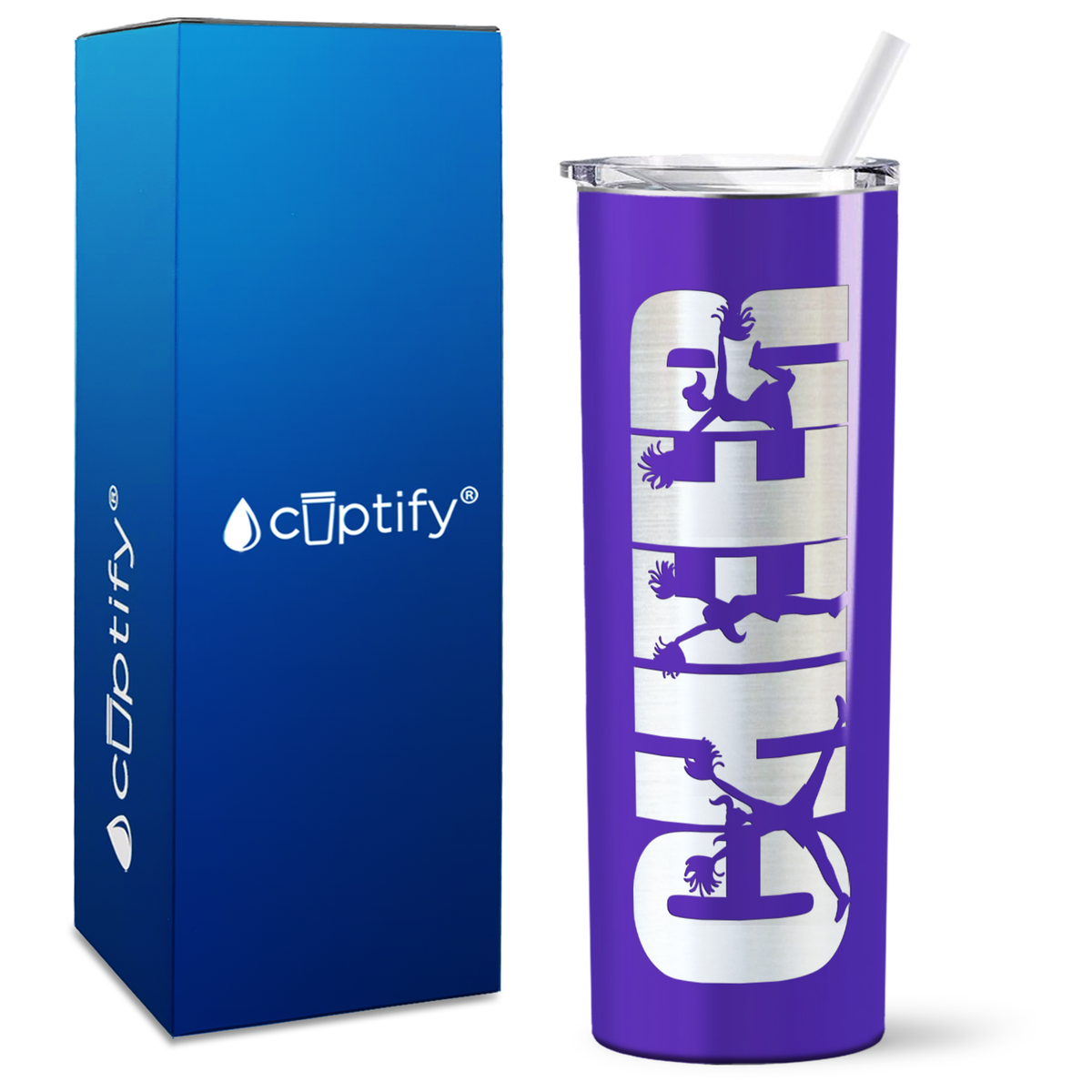 Cheer Leaders on 20oz Skinny Tumbler
