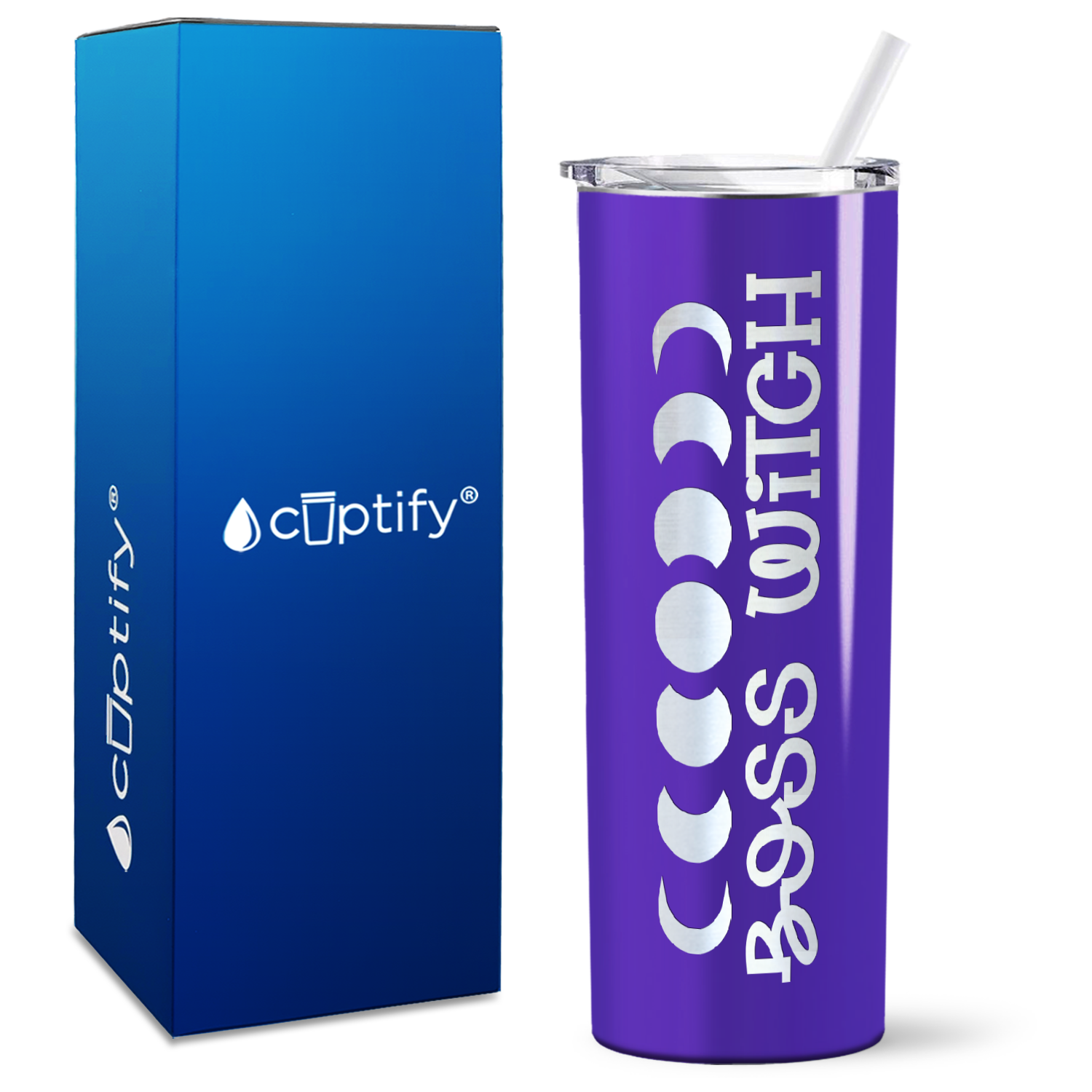 Boss Witch on 20oz Skinny Tumbler
