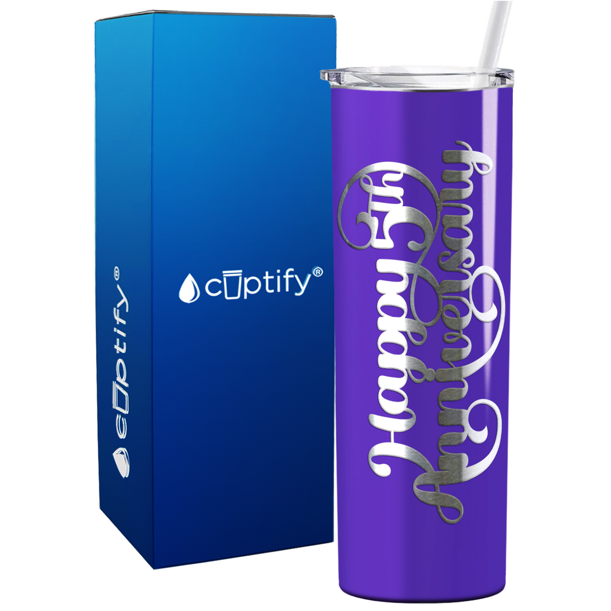anniversary skinny tumbler