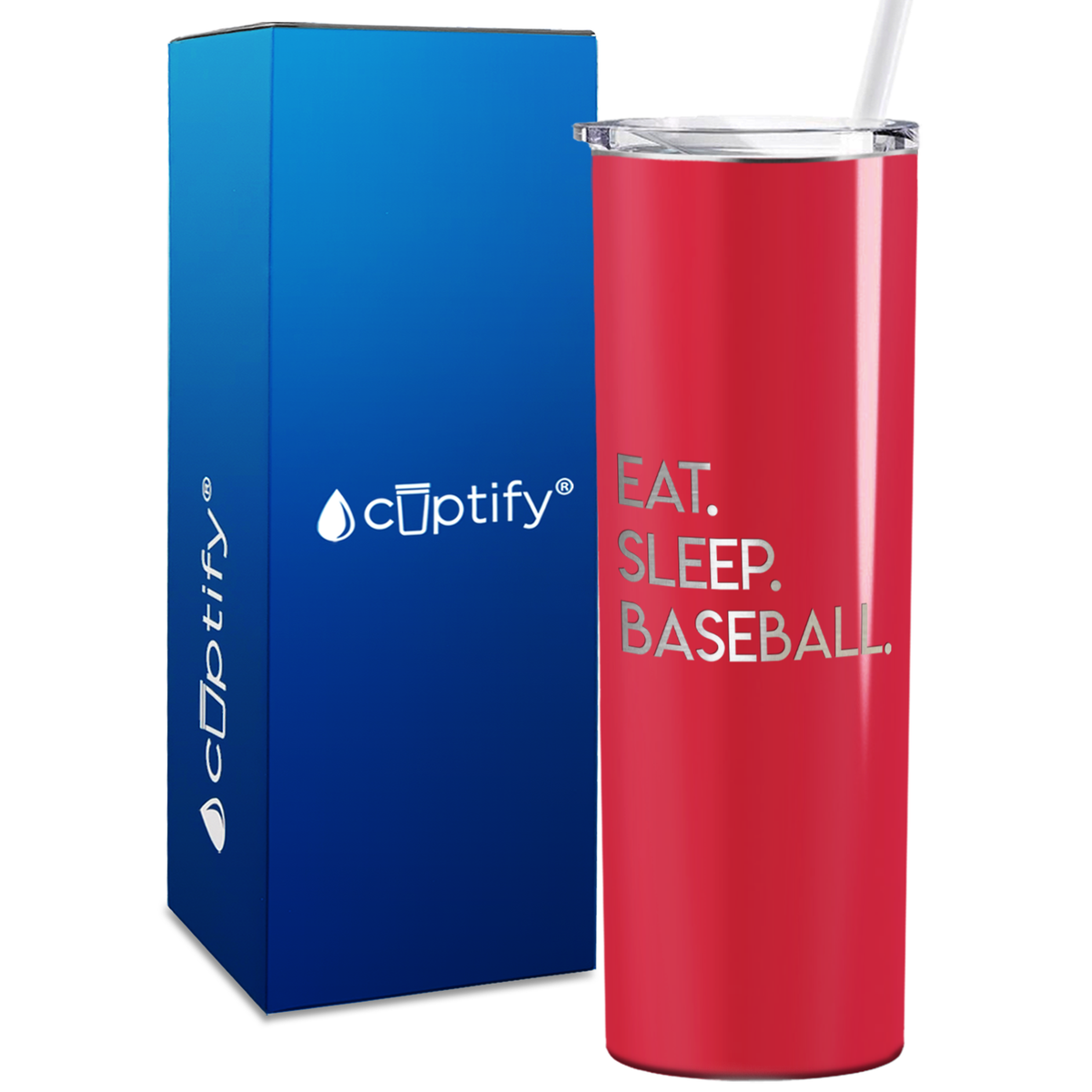 Eat Sleep 20oz Skinny - Baseball