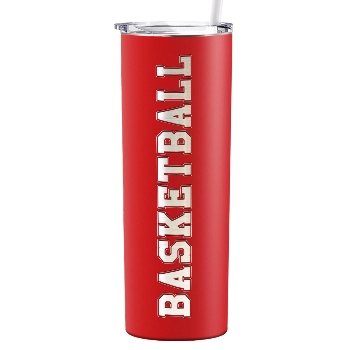 Basketball on 20oz Skinny Tumbler