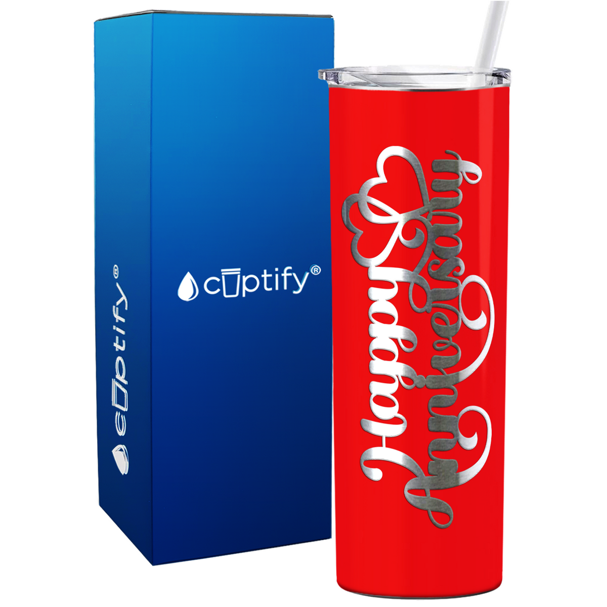 anniversary skinny tumbler