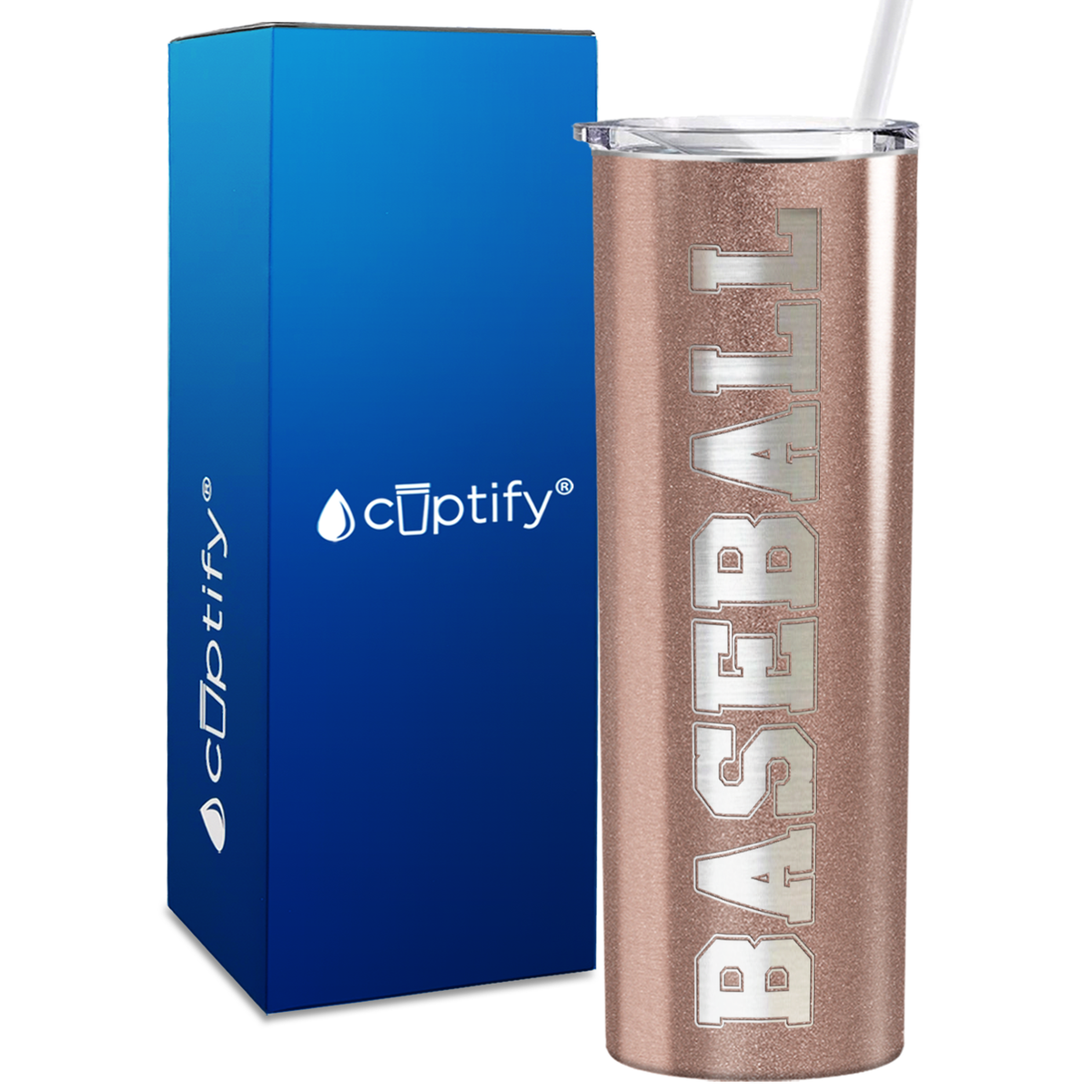 Baseball 20oz Skinny Tumbler