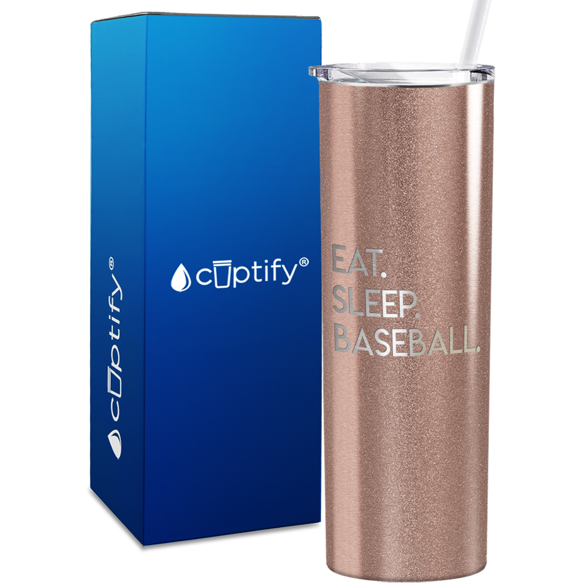 Eat Sleep 20oz Skinny - Baseball