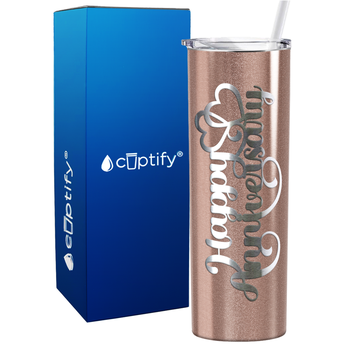 anniversary skinny tumbler
