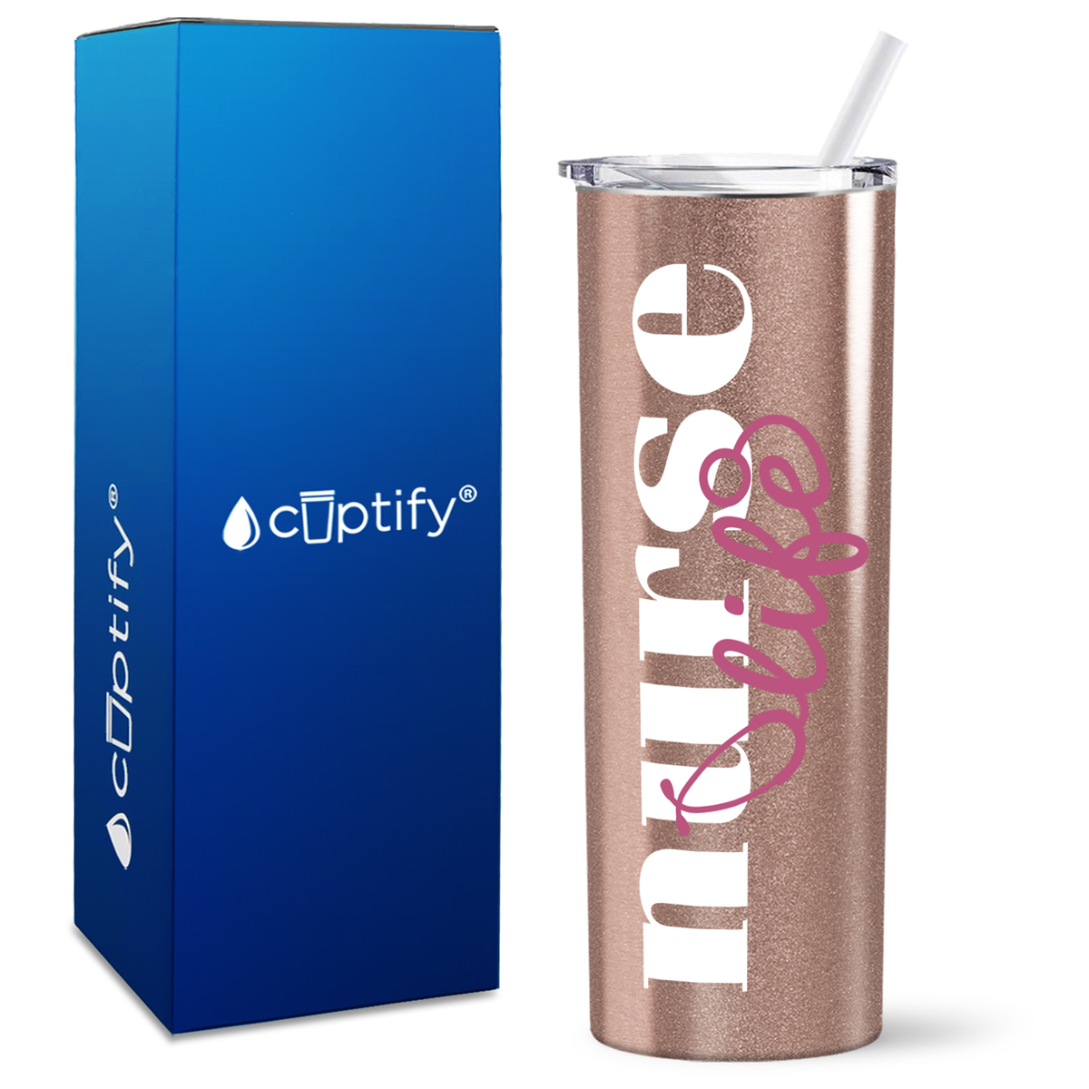 Nurse Life on Skinny Tumbler