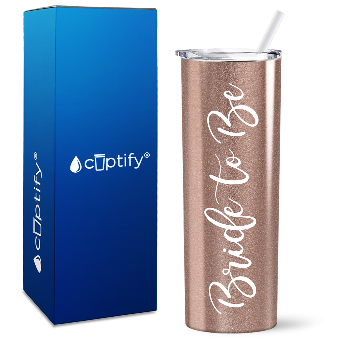 Bride To Be on 20oz Skinny Tumbler
