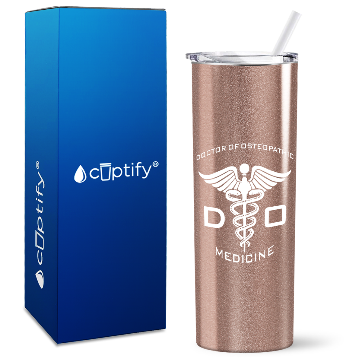 DO Doctor of Osteopathic on 20oz Skinny Tumbler