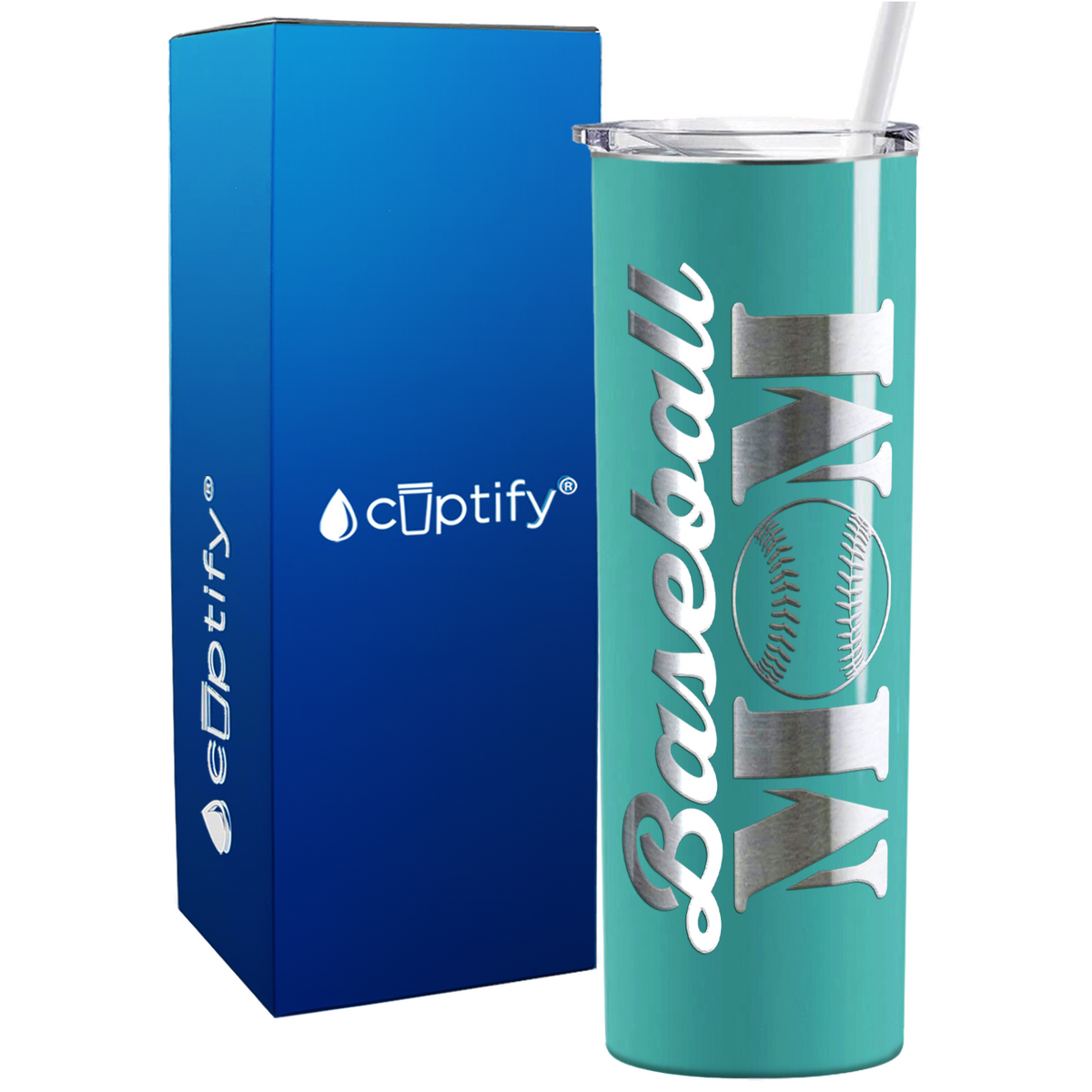 Baseball Mom 20oz Skinny Tumbler