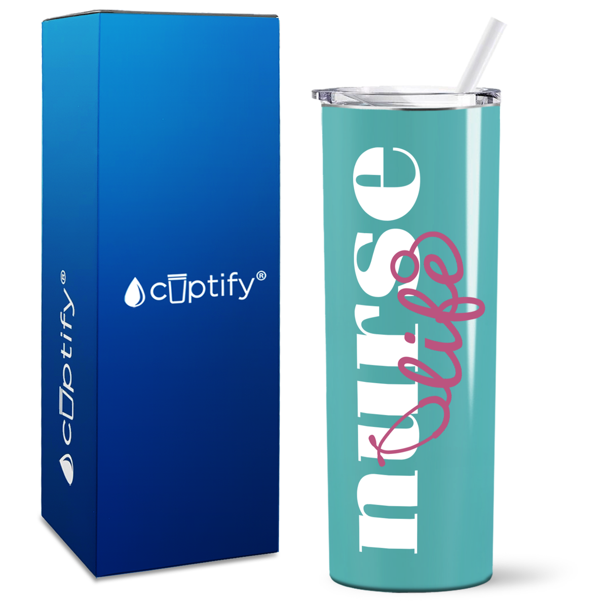 Nurse Life on Skinny Tumbler