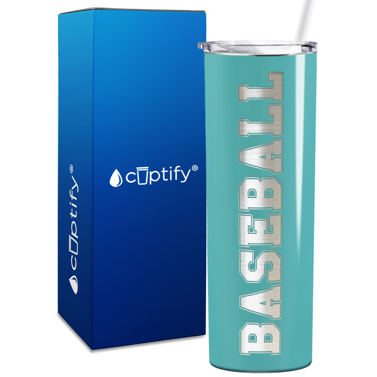 Baseball 20oz Skinny Tumbler