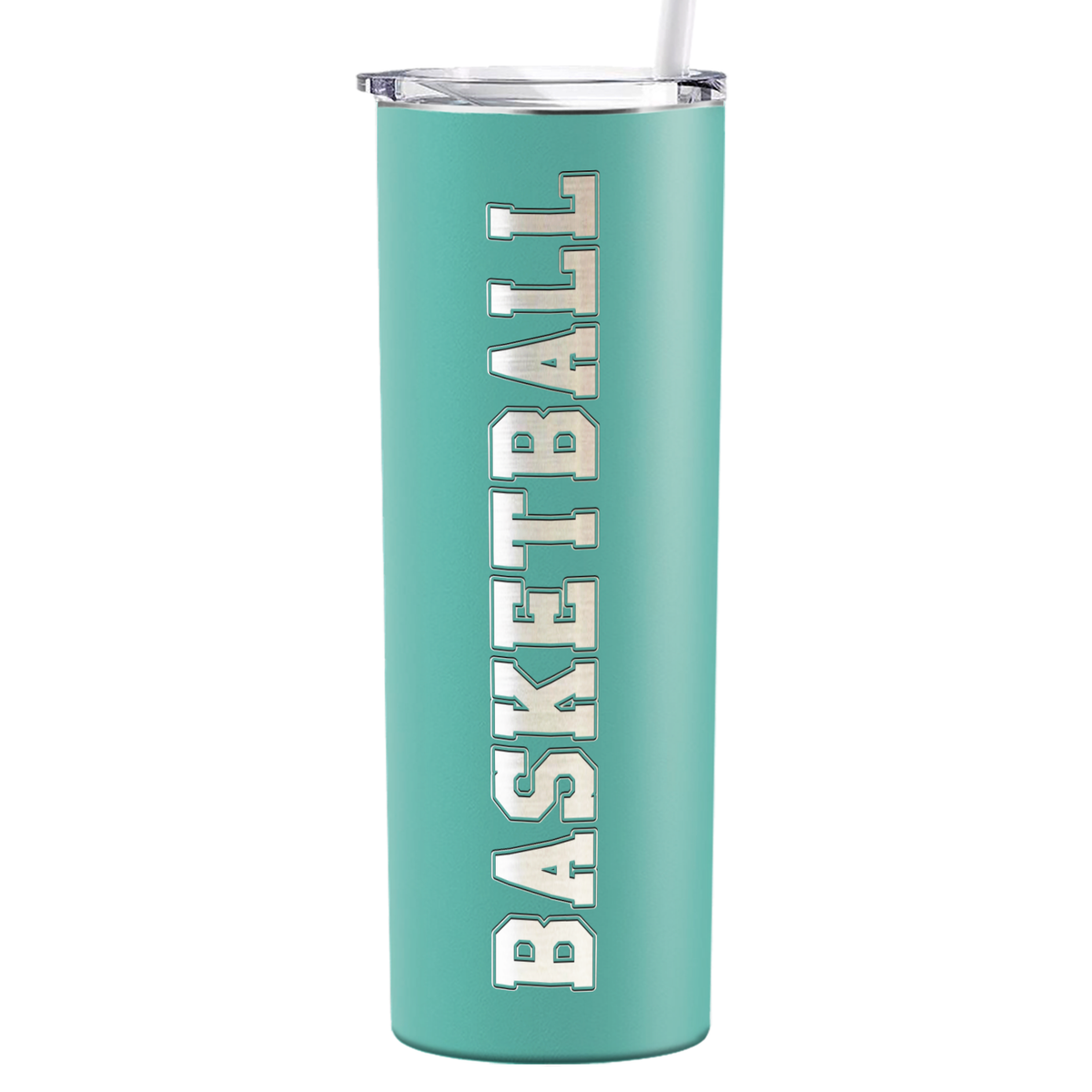 Basketball on 20oz Skinny Tumbler