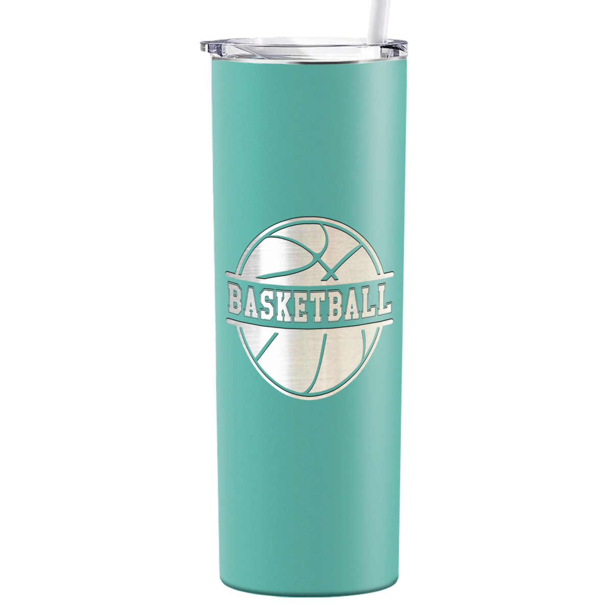 Basketball Ball on 20oz Skinny Tumbler