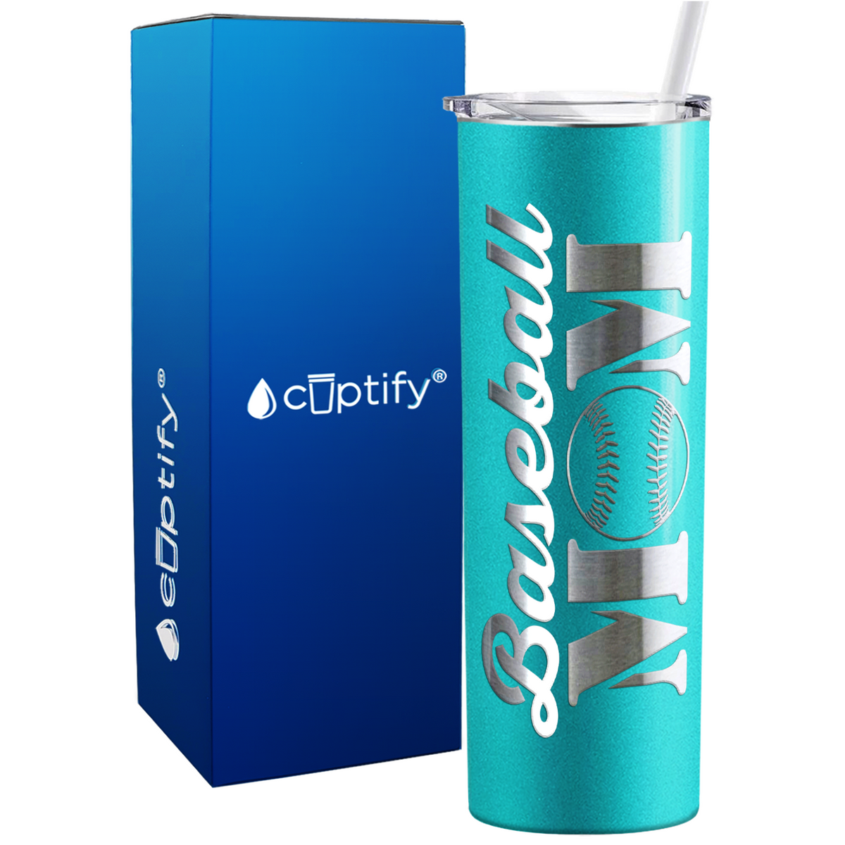 Baseball Mom 20oz Skinny Tumbler