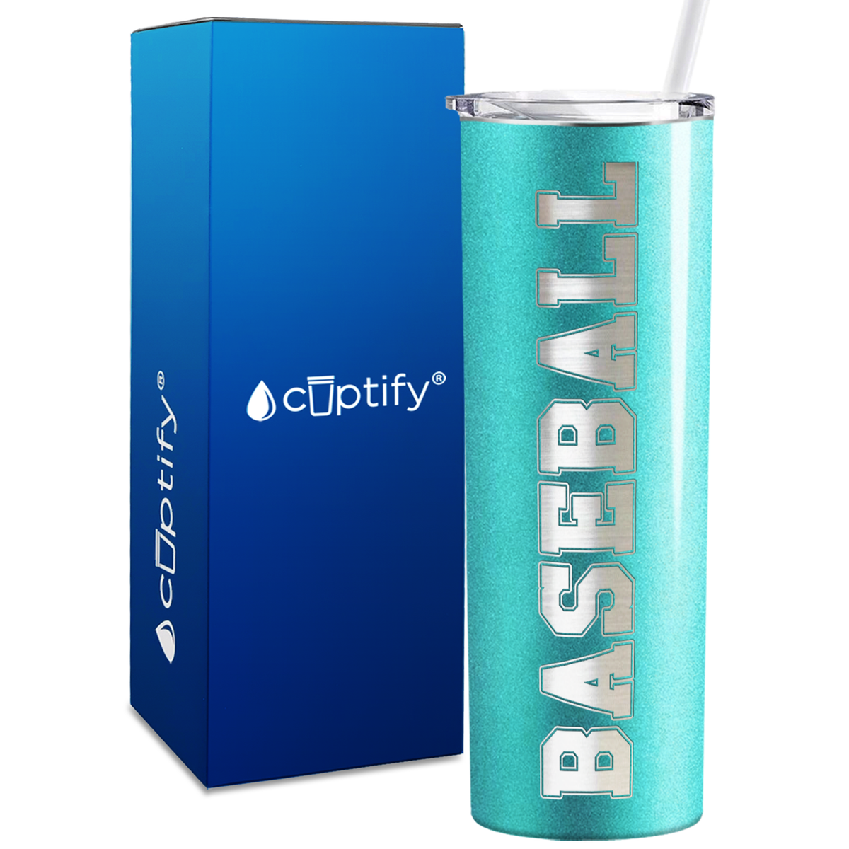 Baseball 20oz Skinny Tumbler