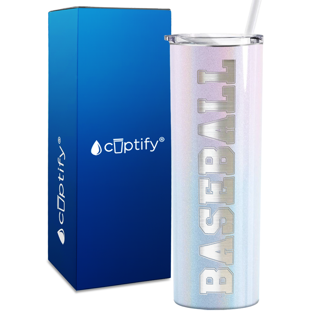 20oz Skinny - Baseball